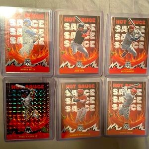 2022 mosaic Hot Sauce cards 1-6 😎